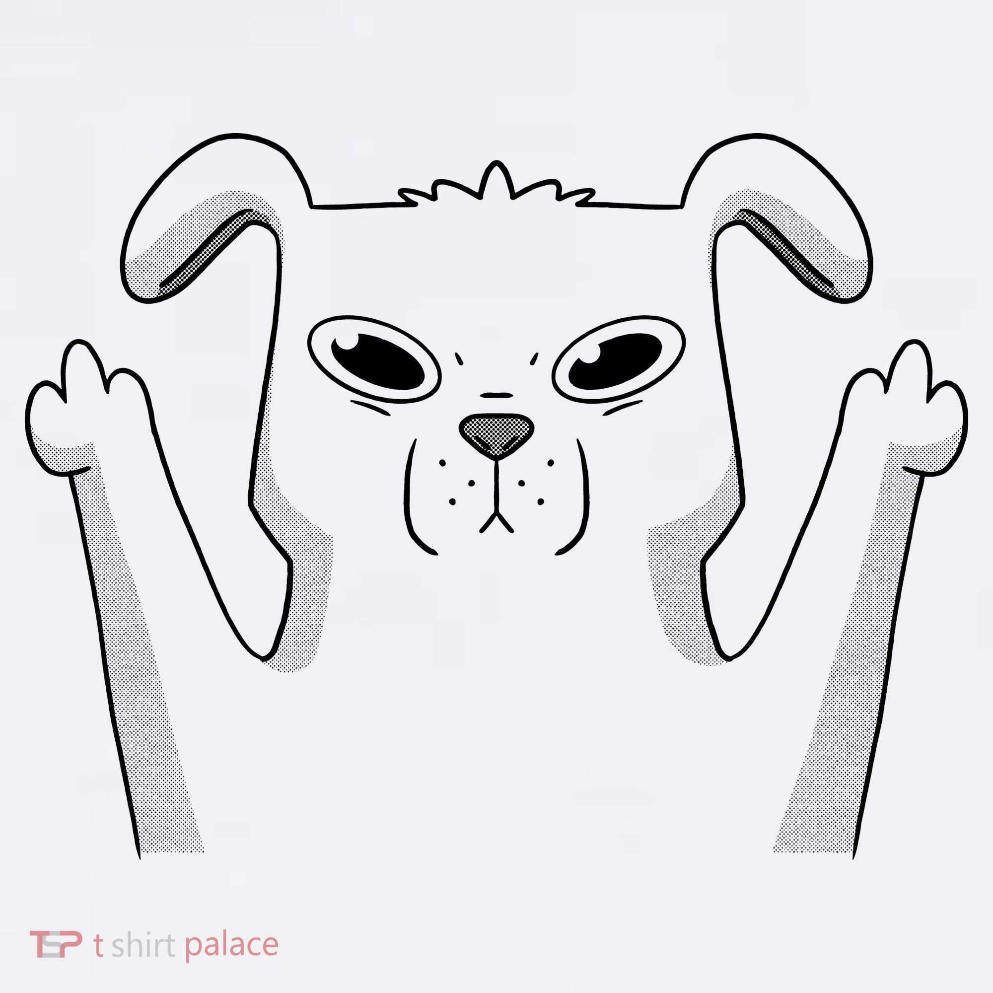 Middle Finger Funny Cute Dog Coffee Mug
