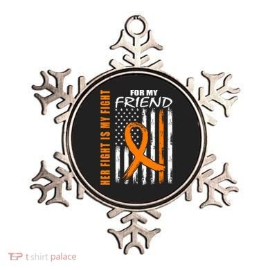 Ms Family Fight Friend Multiple Sclerosis American Flag Gift Cute Gift Ornament