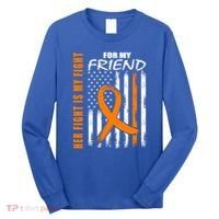 Ms Family Fight Friend Multiple Sclerosis American Flag Gift Cute Gift Long Sleeve Shirt thumb 0