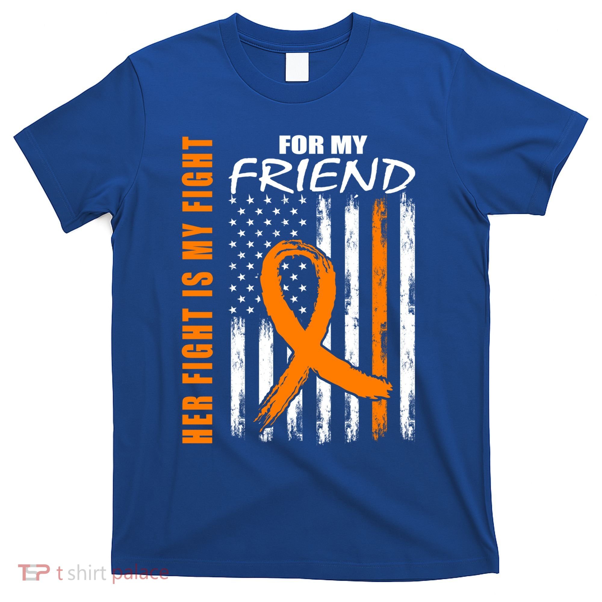 Ms Family Fight Friend Multiple Sclerosis American Flag Gift Cute Gift T-Shirt