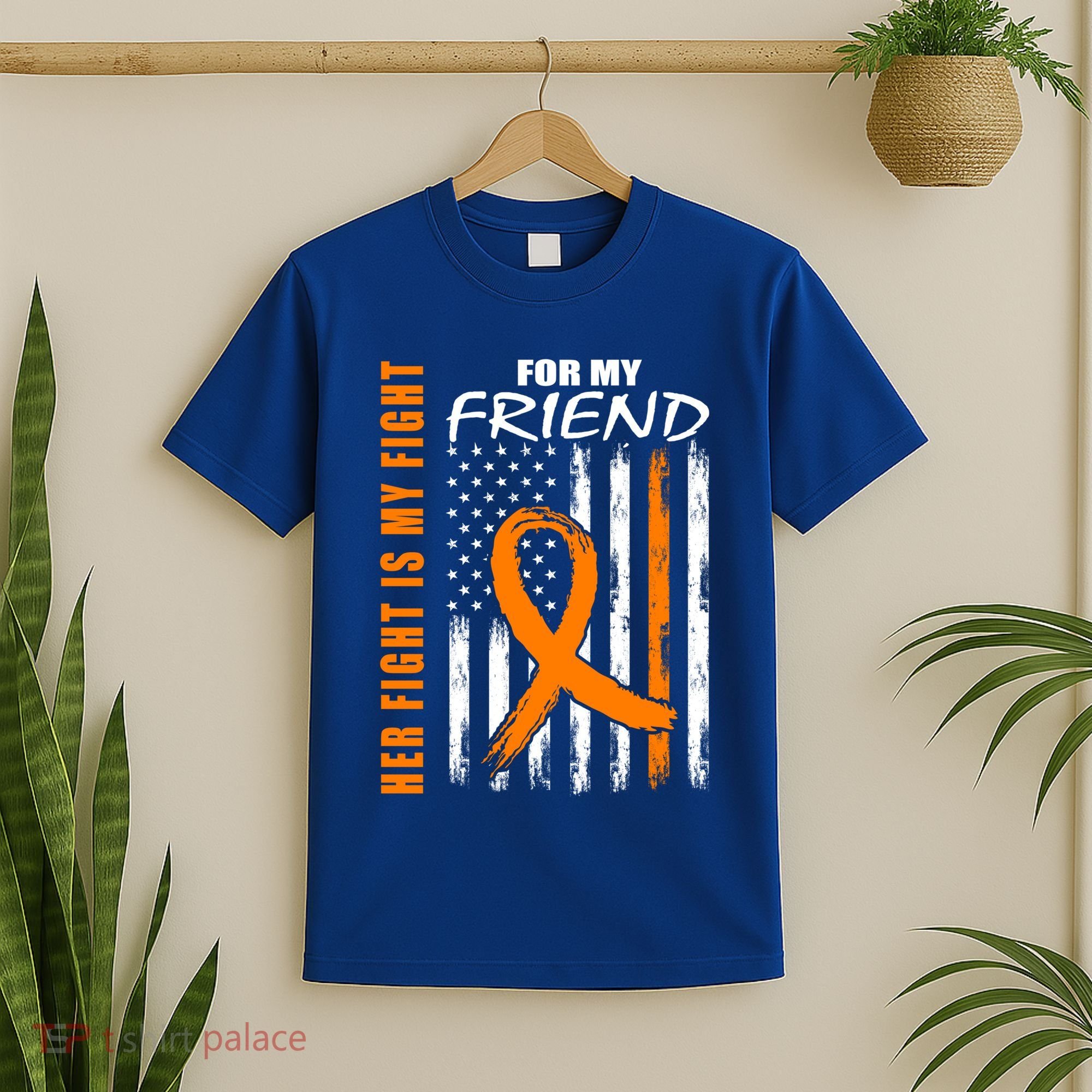 Ms Family Fight Friend Multiple Sclerosis American Flag Gift Cute Gift T-Shirt