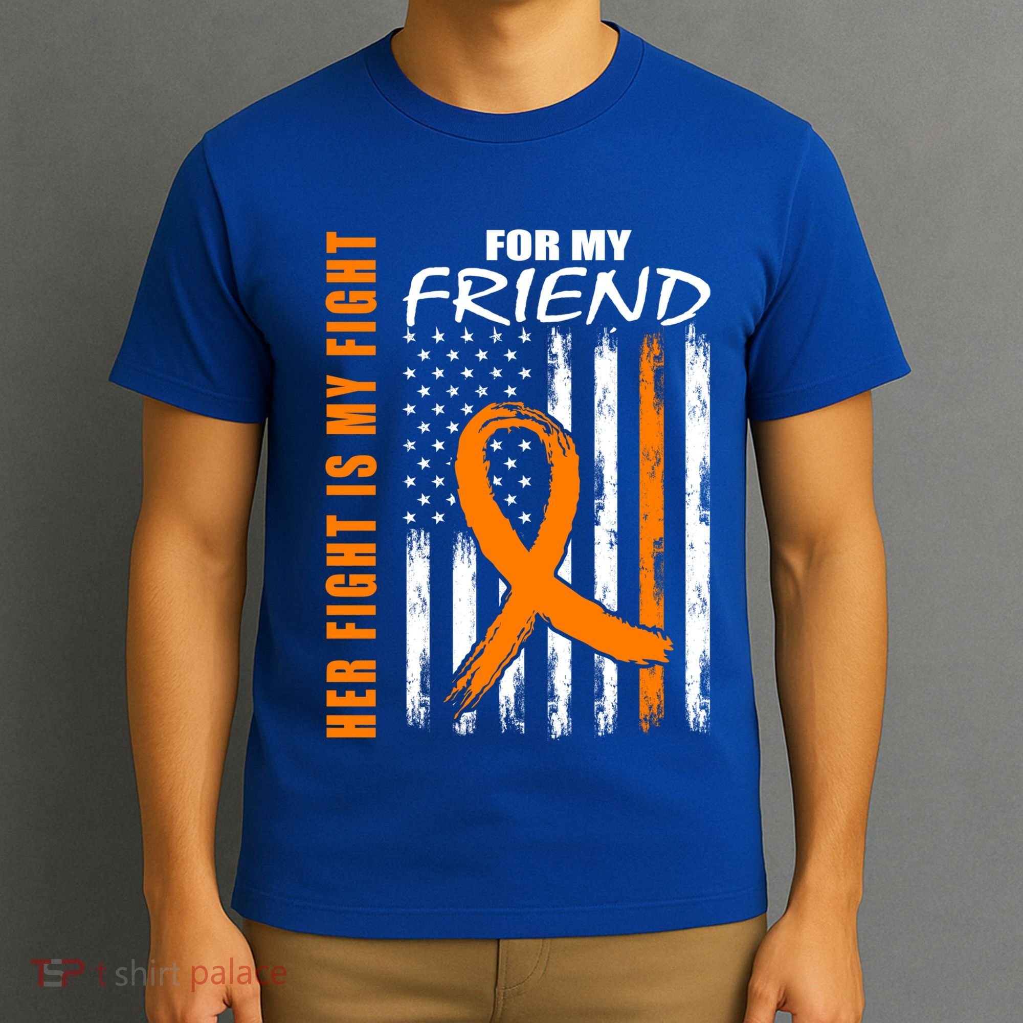 Ms Family Fight Friend Multiple Sclerosis American Flag Gift Cute Gift T-Shirt