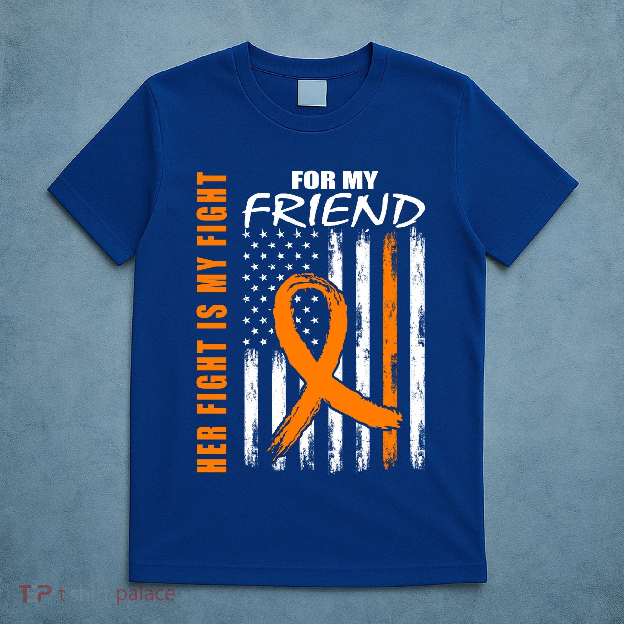 Ms Family Fight Friend Multiple Sclerosis American Flag Gift Cute Gift T-Shirt