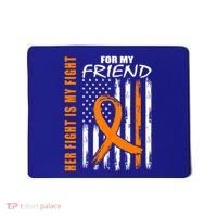 Ms Family Fight Friend Multiple Sclerosis American Flag Gift Cute Gift Mousepad thumb 0