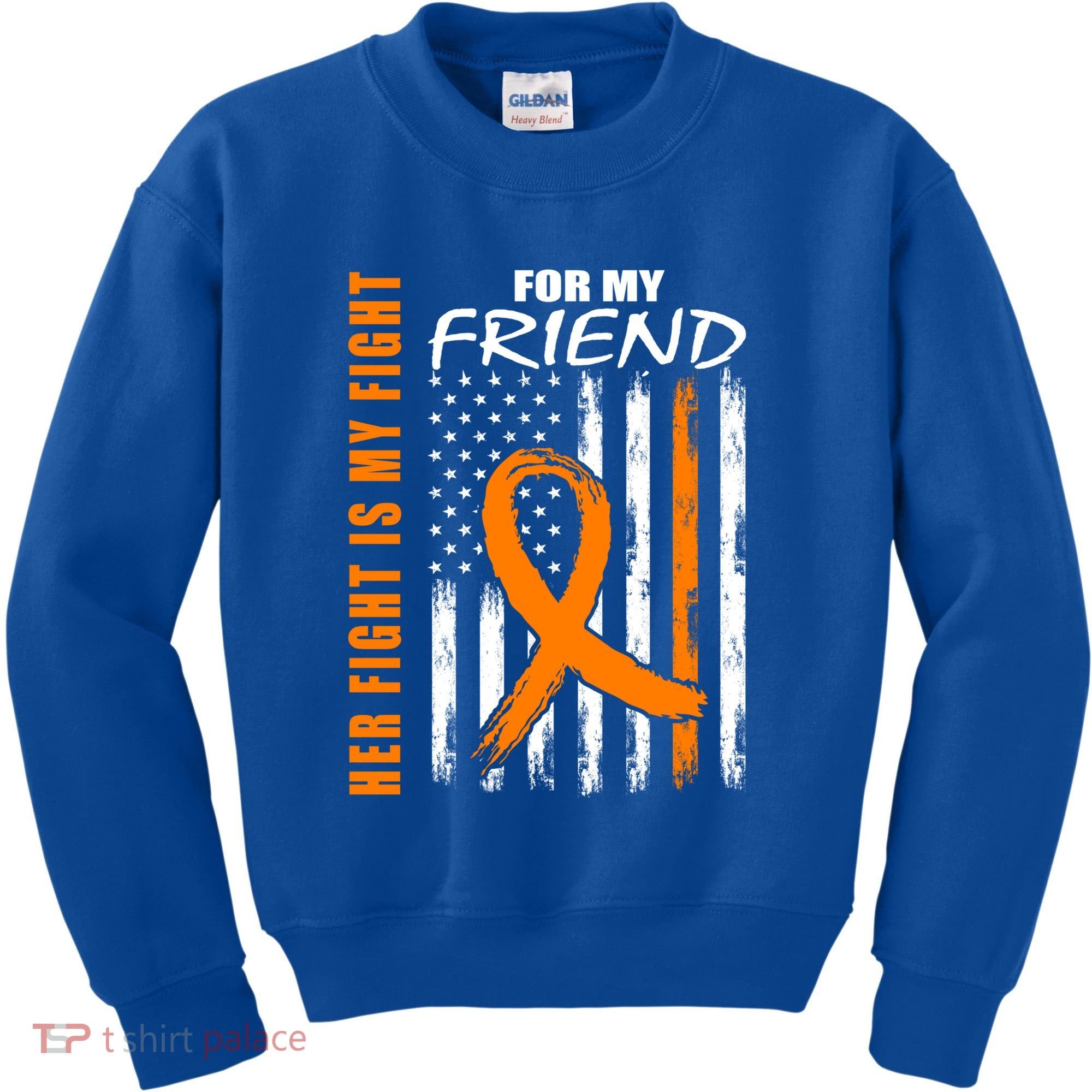 Ms Family Fight Friend Multiple Sclerosis American Flag Gift Cute Gift Kids Sweatshirt