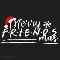 Merry Friendsmas Friends Christmas Matching Tumbler thumb 3
