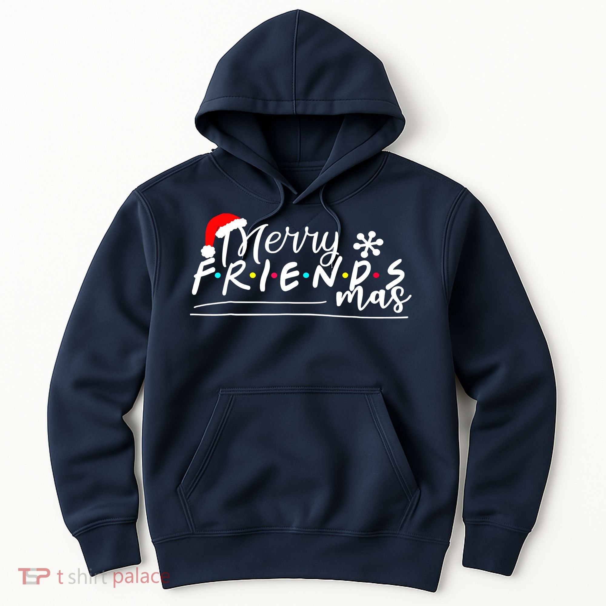 Merry Friendsmas Friends Christmas Matching Hoodie