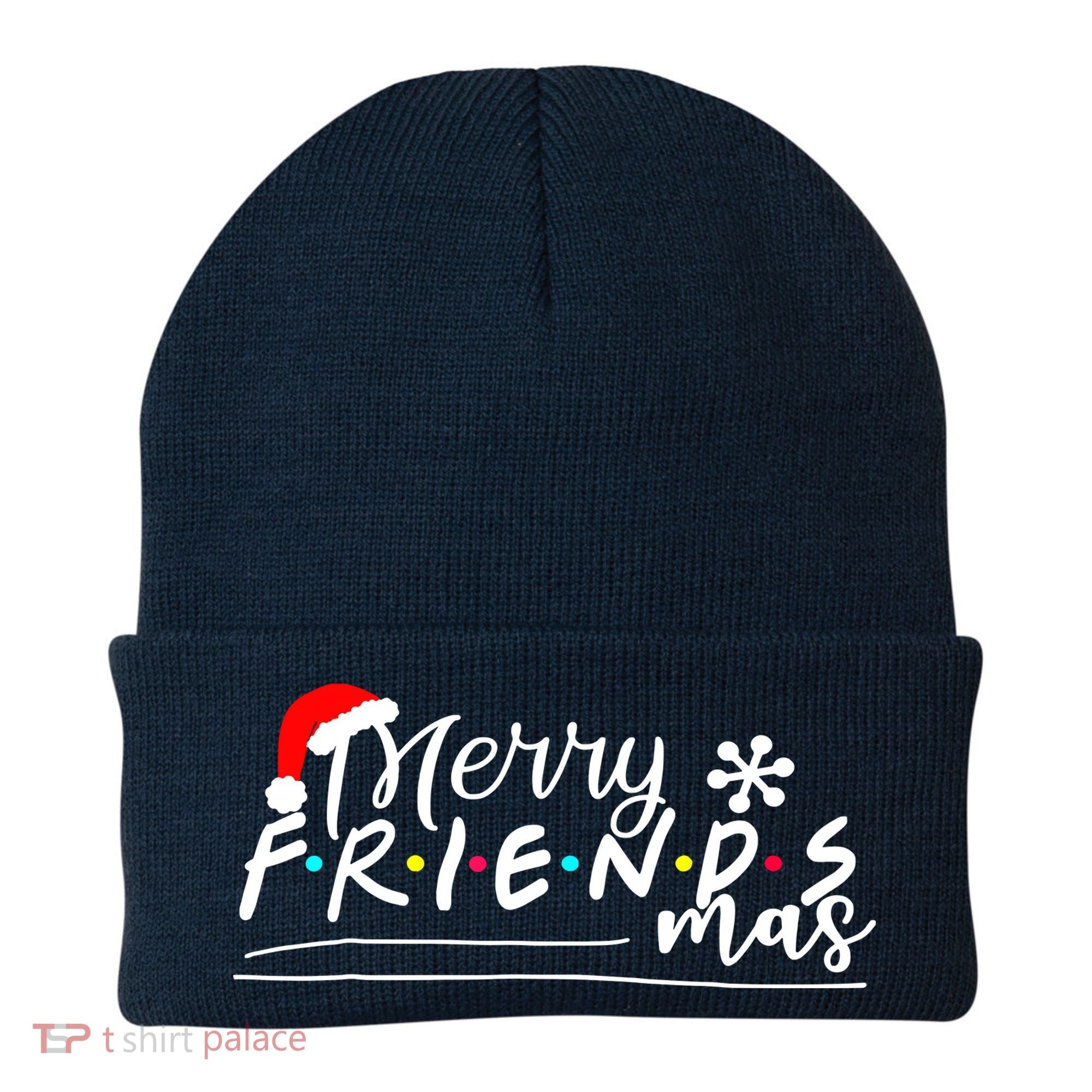 Merry Friendsmas Friends Christmas Matching Beanie