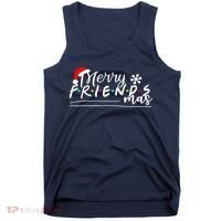 Merry Friendsmas Friends Christmas Matching Tank Top thumb 0