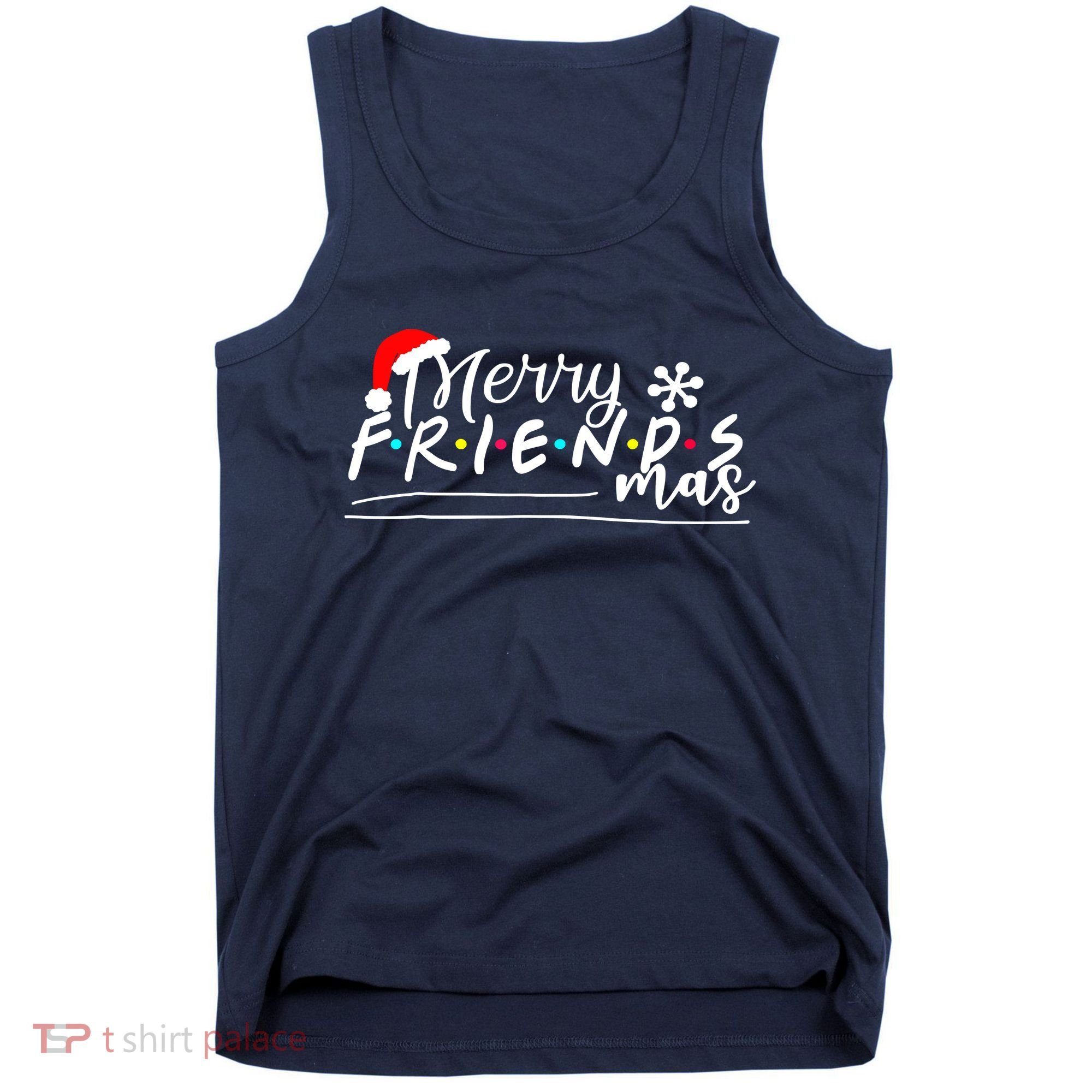 Merry Friendsmas Friends Christmas Matching Tank Top