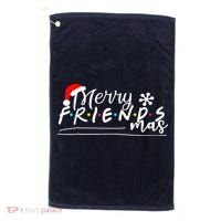 Merry Friendsmas Friends Christmas Matching Golf Towel thumb 0