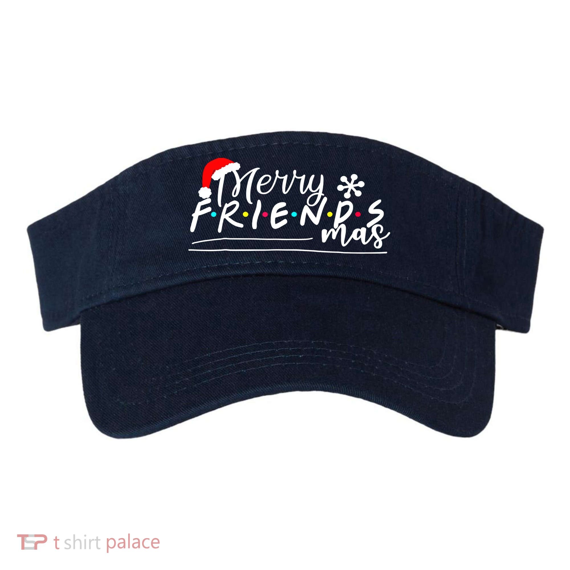 Merry Friendsmas Friends Christmas Matching Visor