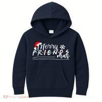 Merry Friendsmas Friends Christmas Matching Kids Hoodie thumb 0