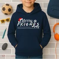 Merry Friendsmas Friends Christmas Matching Kids Hoodie thumb 2
