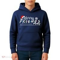 Merry Friendsmas Friends Christmas Matching Kids Hoodie thumb 4