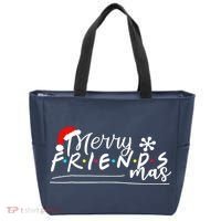Merry Friendsmas Friends Christmas Matching Tote Bag thumb 0