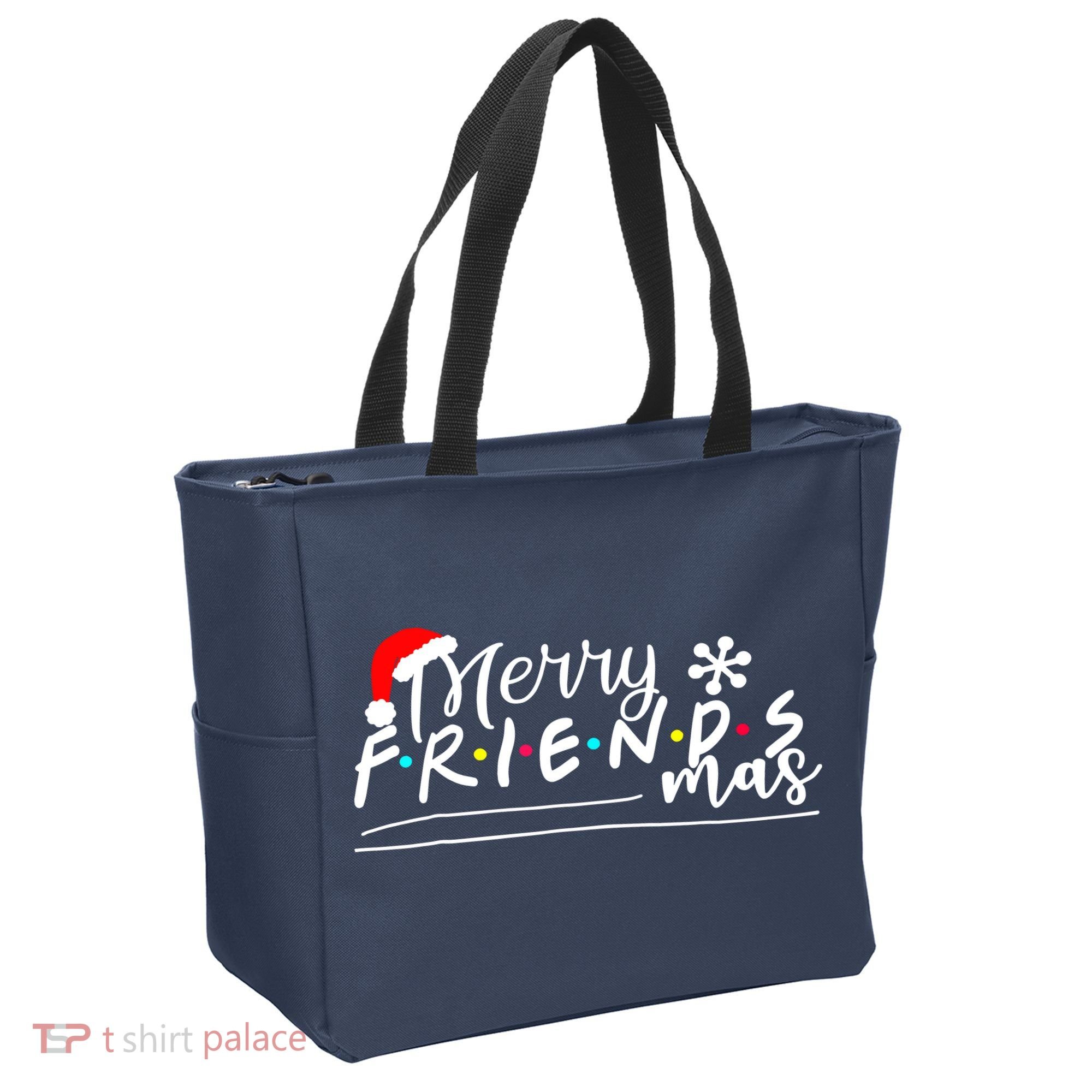 Merry Friendsmas Friends Christmas Matching Tote Bag