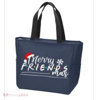 Merry Friendsmas Friends Christmas Matching Tote Bag thumb 3