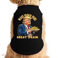 Make French Fries Great Again Graphic Doggie Tank thumb 0