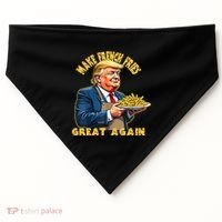 Make French Fries Great Again Graphic USA-Made Doggie Bandana thumb 0