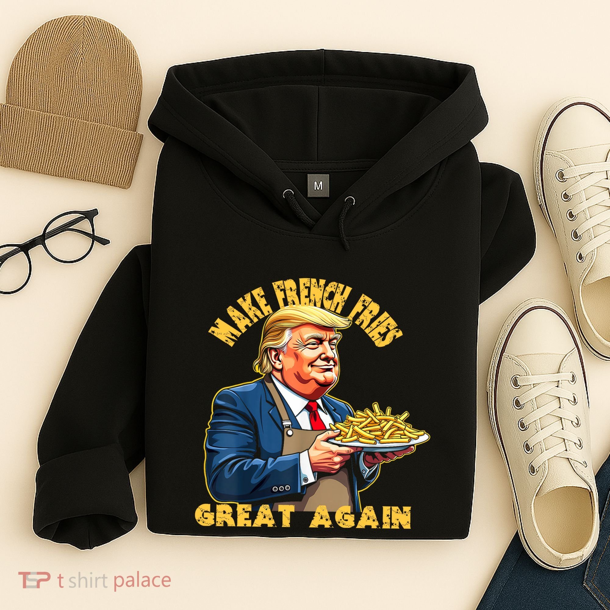 Make French Fries Great Again Graphic Hoodie