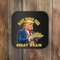 Make French Fries Great Again Graphic Coaster thumb 0