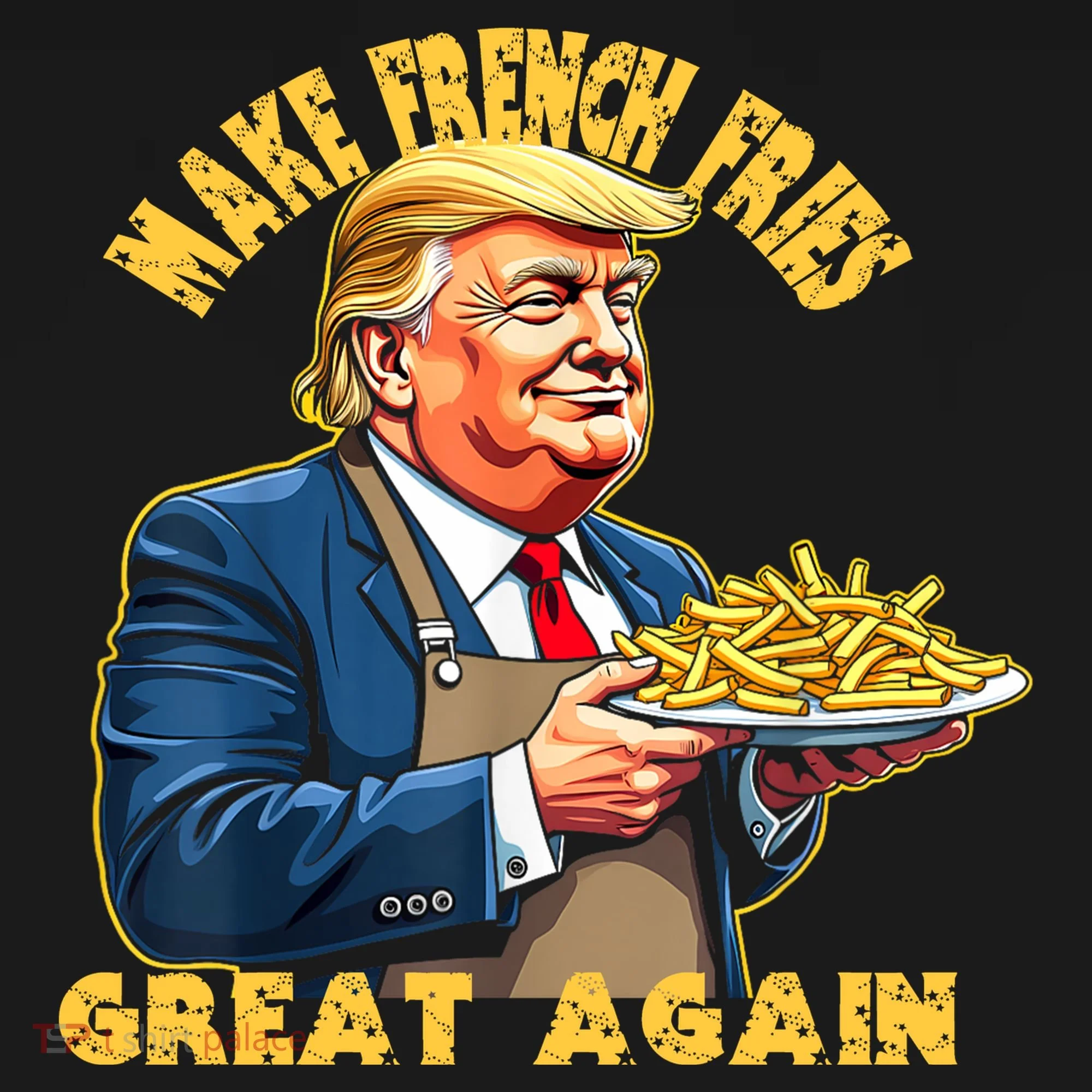 Make French Fries Great Again Graphic Ornament