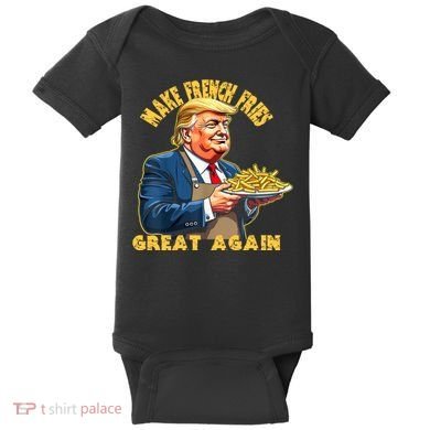 Make French Fries Great Again Graphic Baby Bodysuit