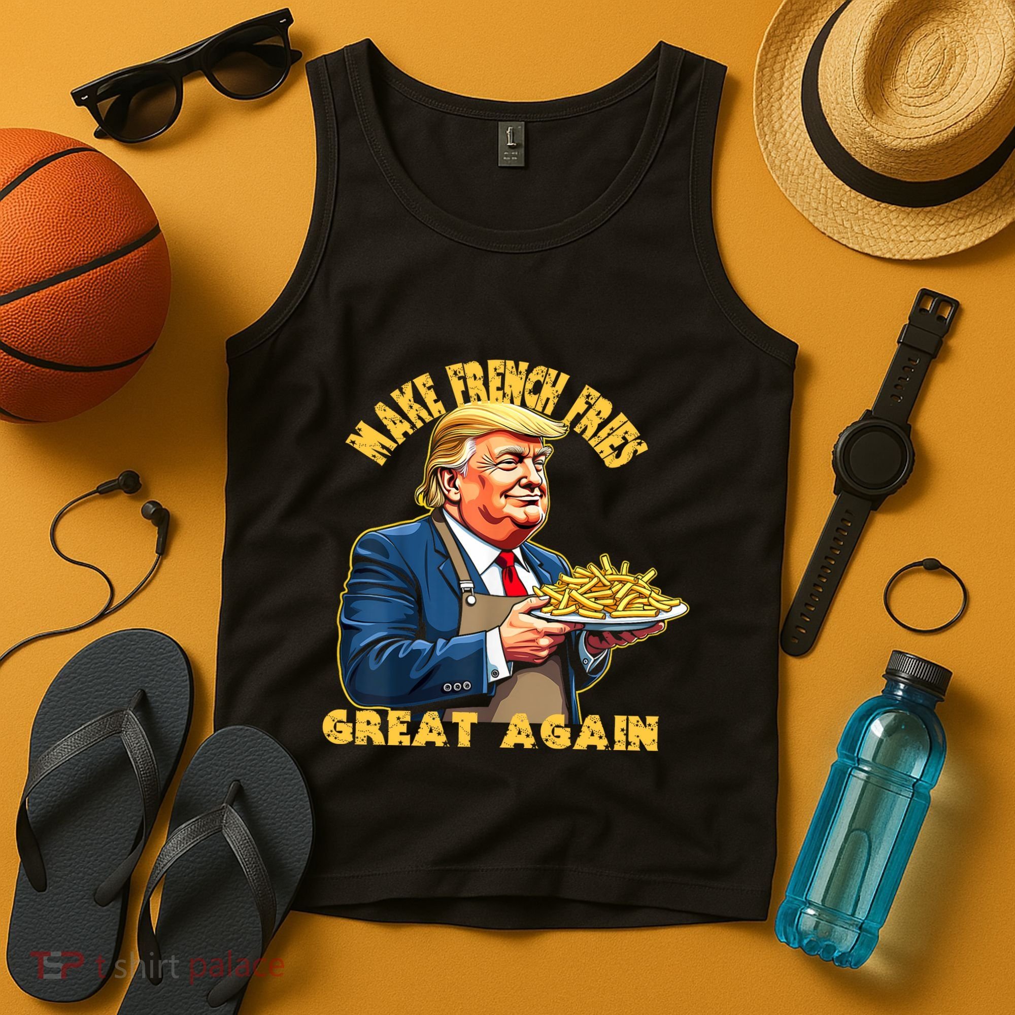 Make French Fries Great Again Graphic Tank Top