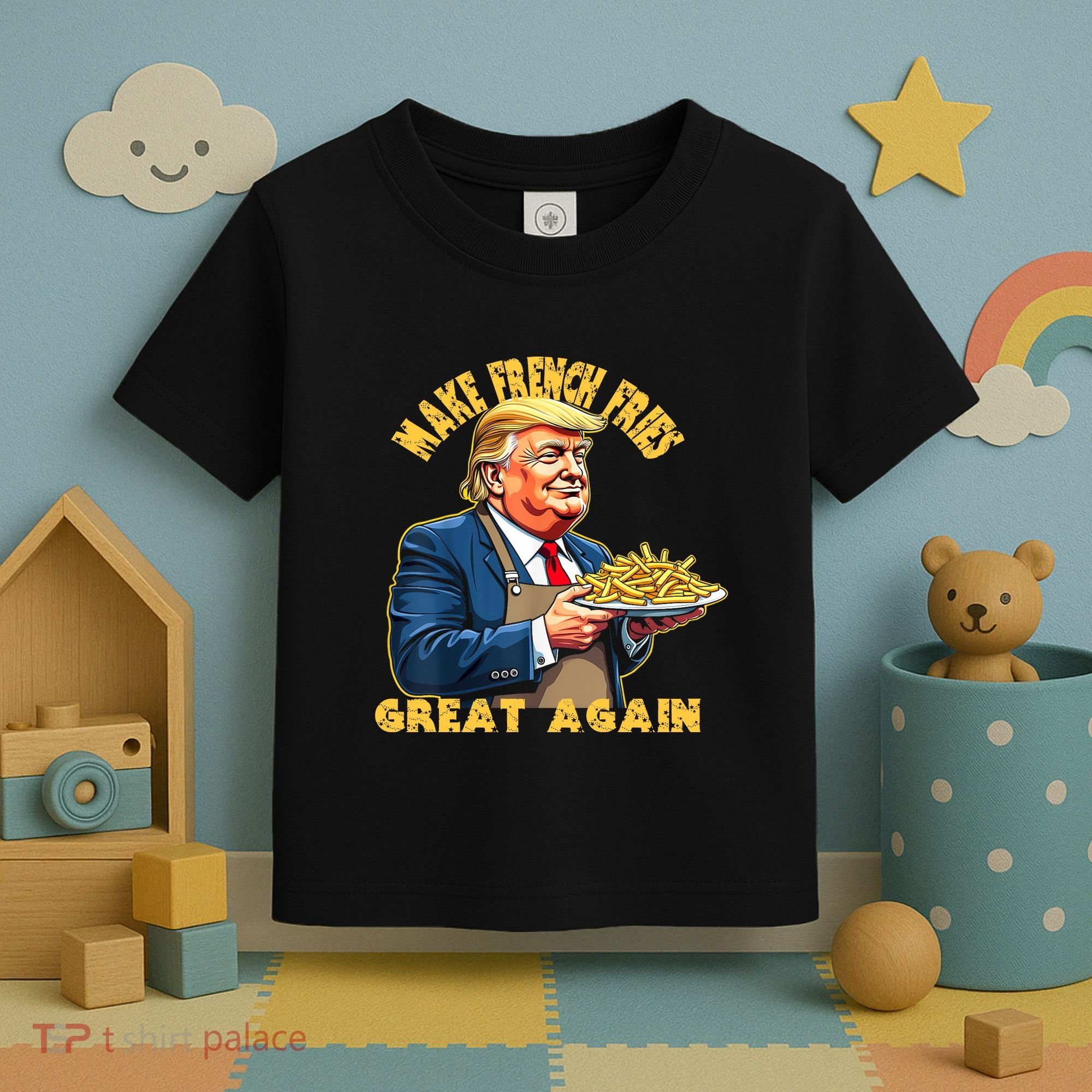 Make French Fries Great Again Graphic Toddler T-Shirt