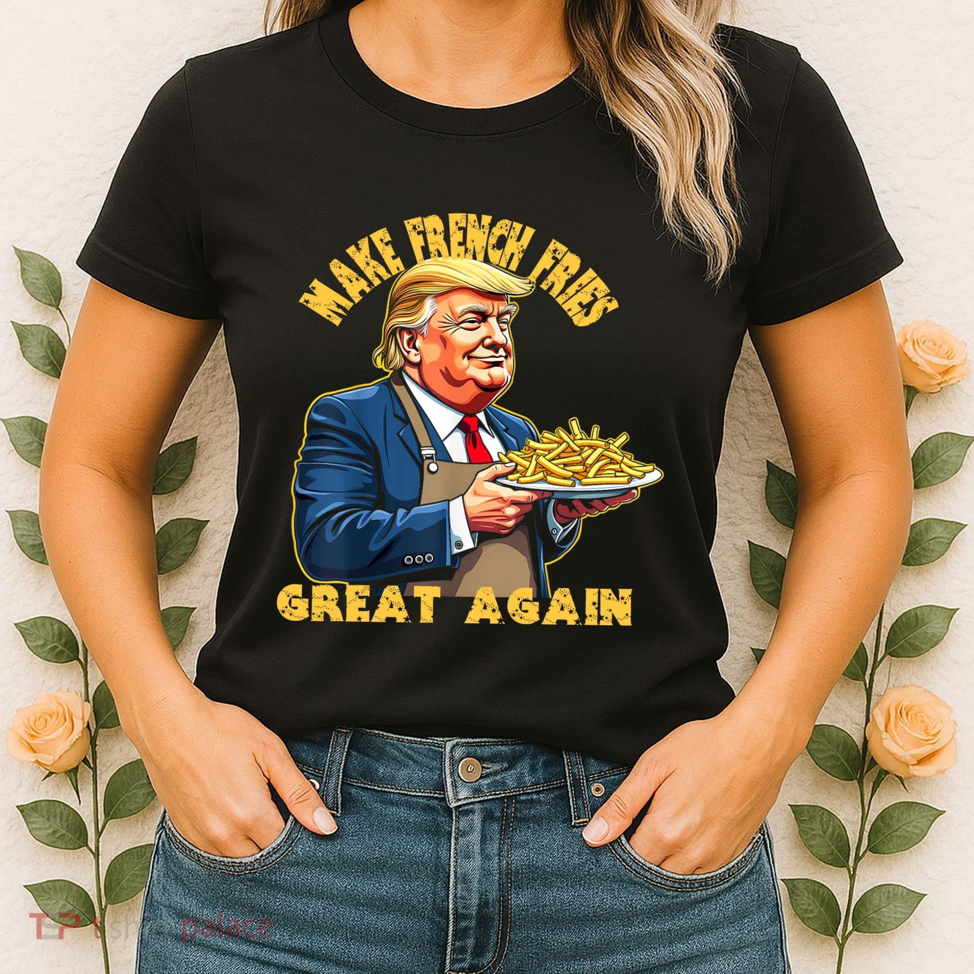Make French Fries Great Again Graphic Women's T-Shirt