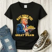 Make French Fries Great Again Graphic Women's T-Shirt thumb 3
