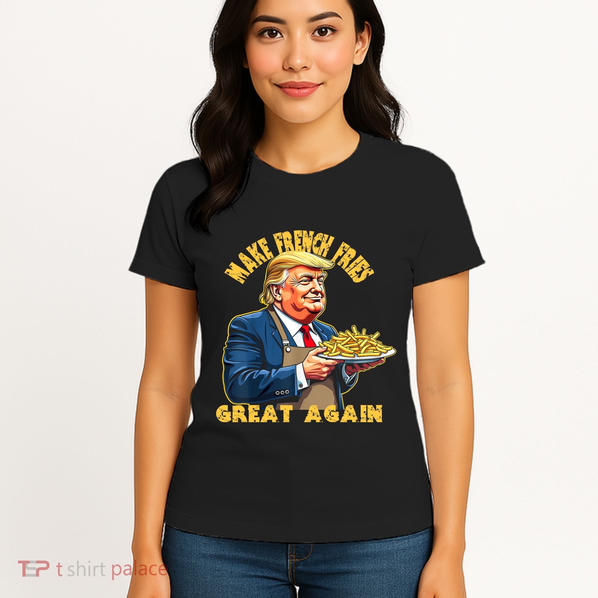 Make French Fries Great Again Graphic Women's T-Shirt