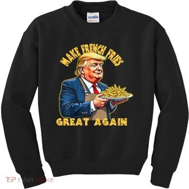 Make French Fries Great Again Graphic Kids Sweatshirt