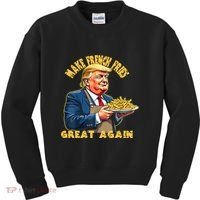 Make French Fries Great Again Graphic Kids Sweatshirt thumb 0