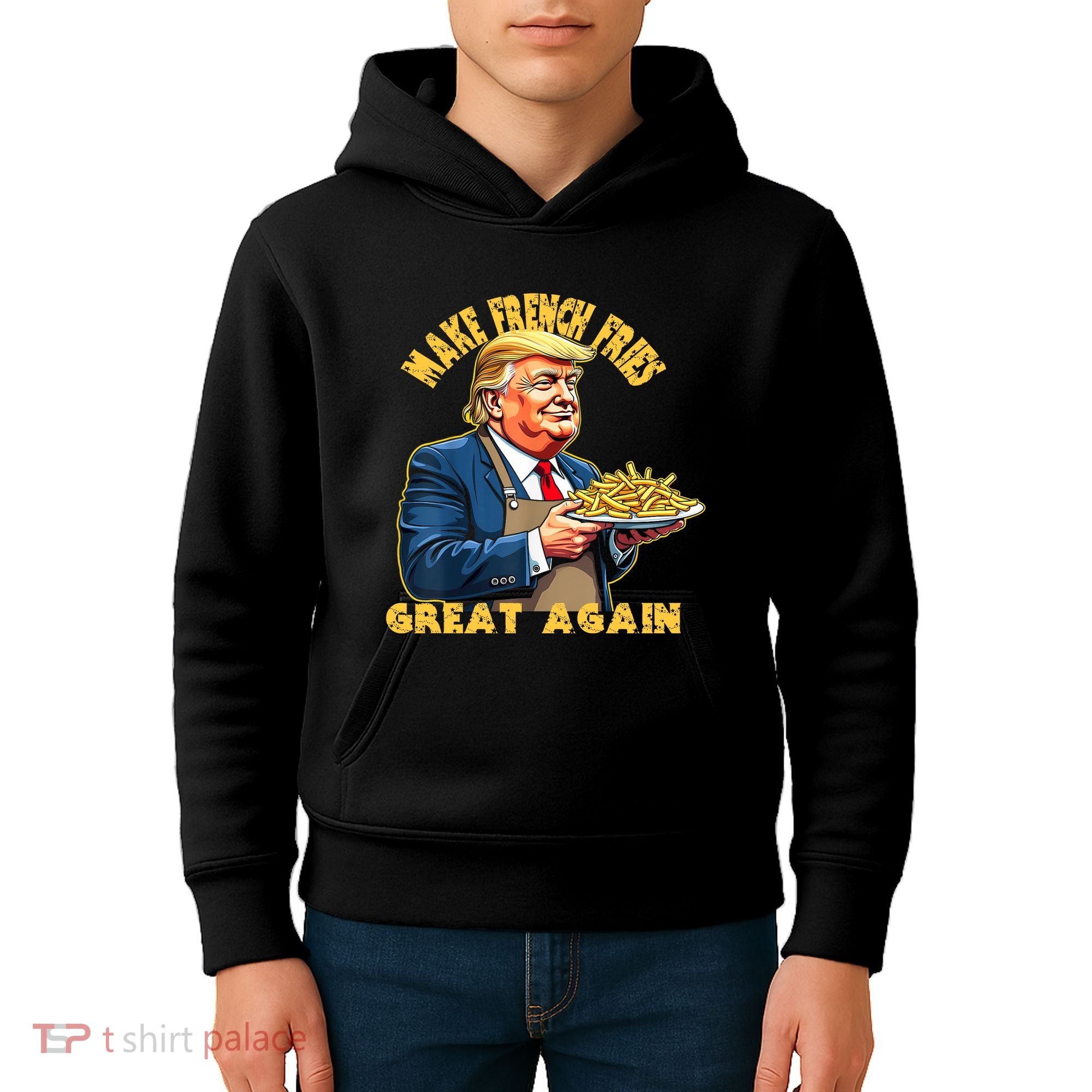 Make French Fries Great Again Graphic Kids Hoodie