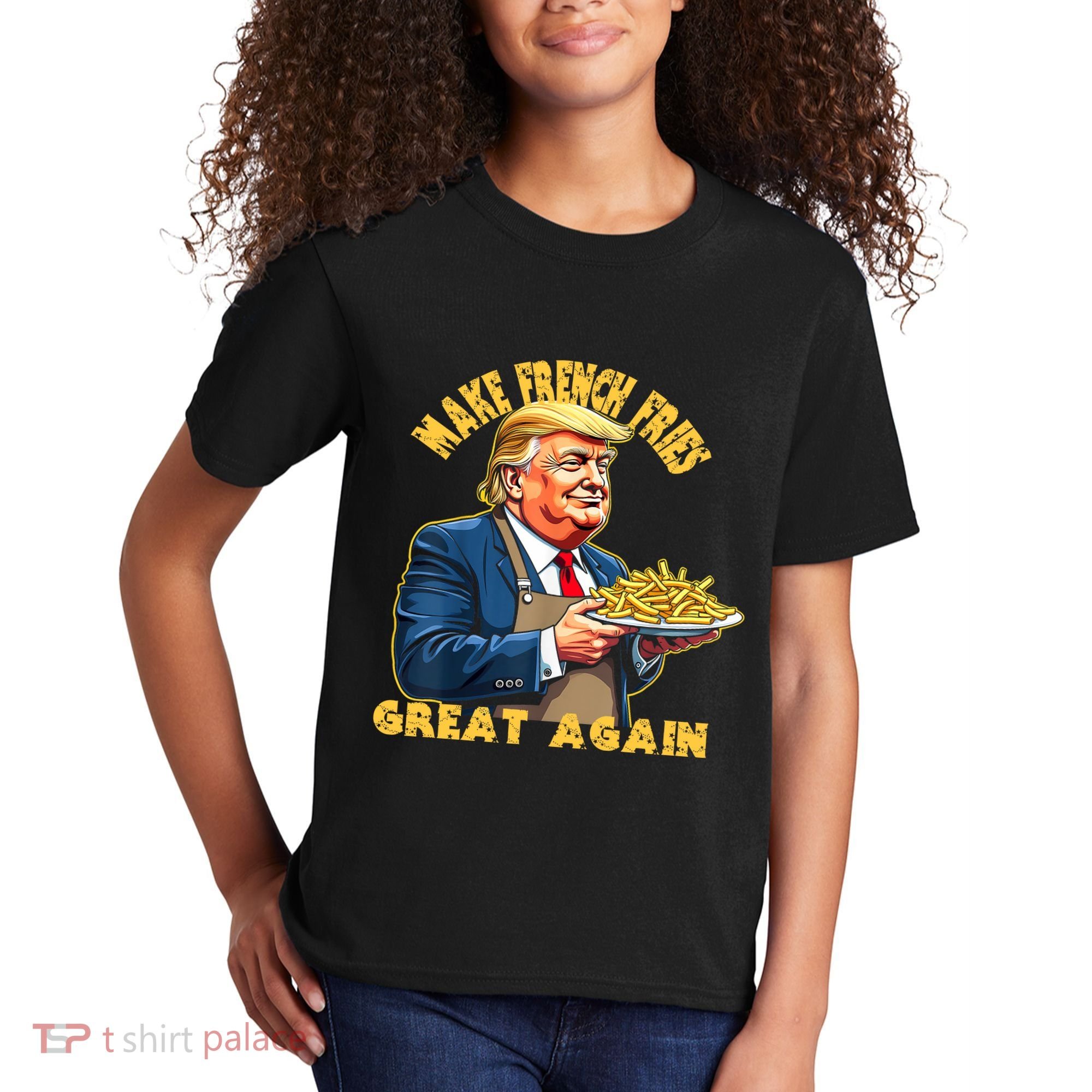 Make French Fries Great Again Graphic Kids T-Shirt