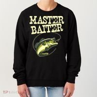 Masterbaiter Funny Fishing Fisherman Fish Master Baiter Women's Sweatshirt thumb 0
