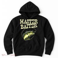 Masterbaiter Funny Fishing Fisherman Fish Master Baiter Hoodie thumb 0