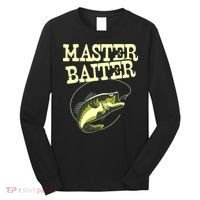 Masterbaiter Funny Fishing Fisherman Fish Master Baiter Long Sleeve Shirt thumb 0