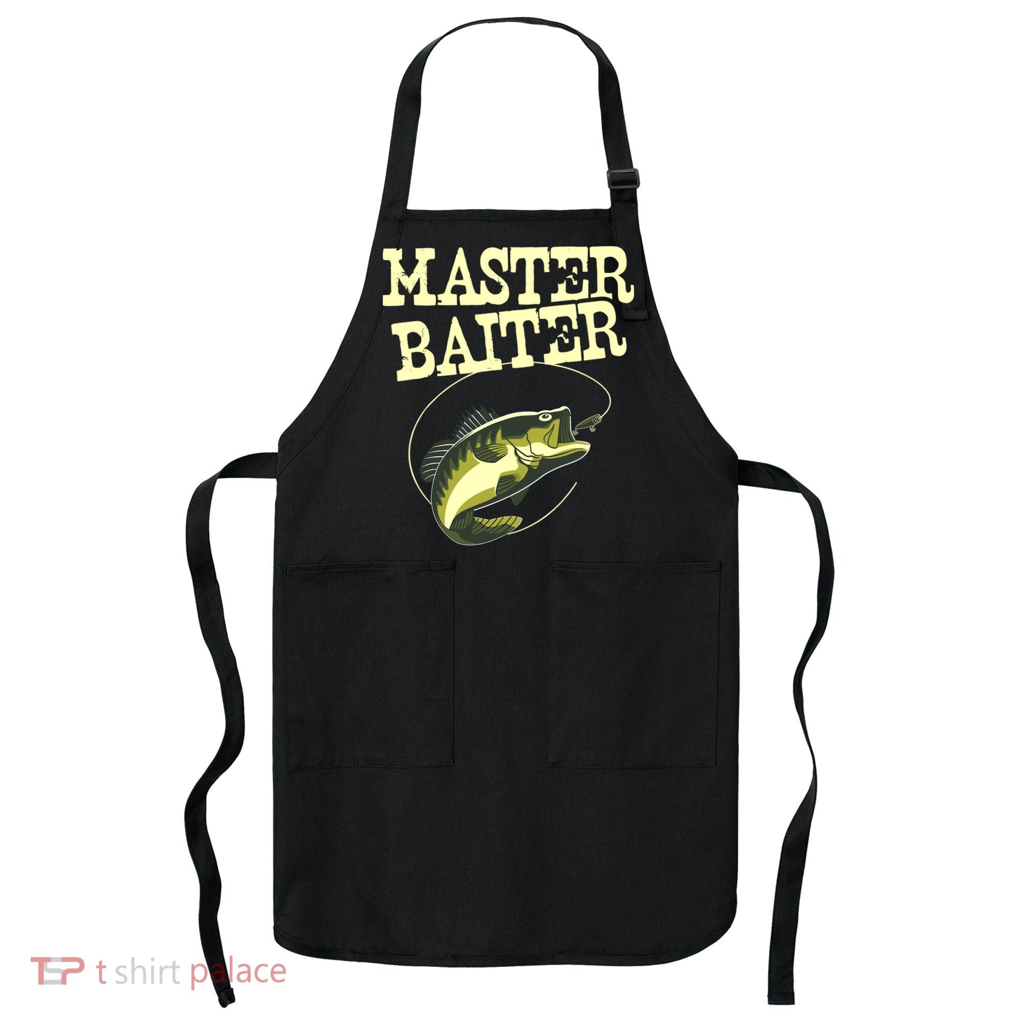 Masterbaiter Funny Fishing Fisherman Fish Master Baiter Apron