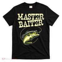 Masterbaiter Funny Fishing Fisherman Fish Master Baiter T-Shirt thumb 0