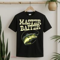 Masterbaiter Funny Fishing Fisherman Fish Master Baiter T-Shirt thumb 2
