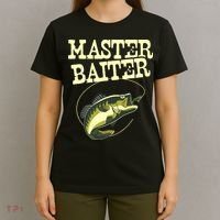 Masterbaiter Funny Fishing Fisherman Fish Master Baiter T-Shirt thumb 4