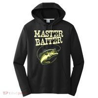 Masterbaiter Funny Fishing Fisherman Fish Master Baiter Performance Fleece Hoodie thumb 0