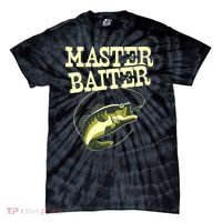 Masterbaiter Funny Fishing Fisherman Fish Master Baiter Tie-Dye T-Shirt thumb 0
