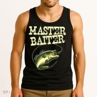 Masterbaiter Funny Fishing Fisherman Fish Master Baiter Tank Top thumb 3