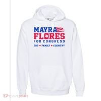 Mayra Flores For Congress Comfort Colors Garment-Dyed Hooded Sweatshirt thumb 0