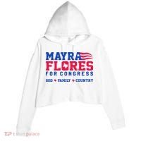 Mayra Flores For Congress Crop Fleece Hoodie thumb 0