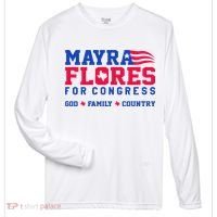 Mayra Flores For Congress Zone Performance Long-Sleeve T-Shirt thumb 0